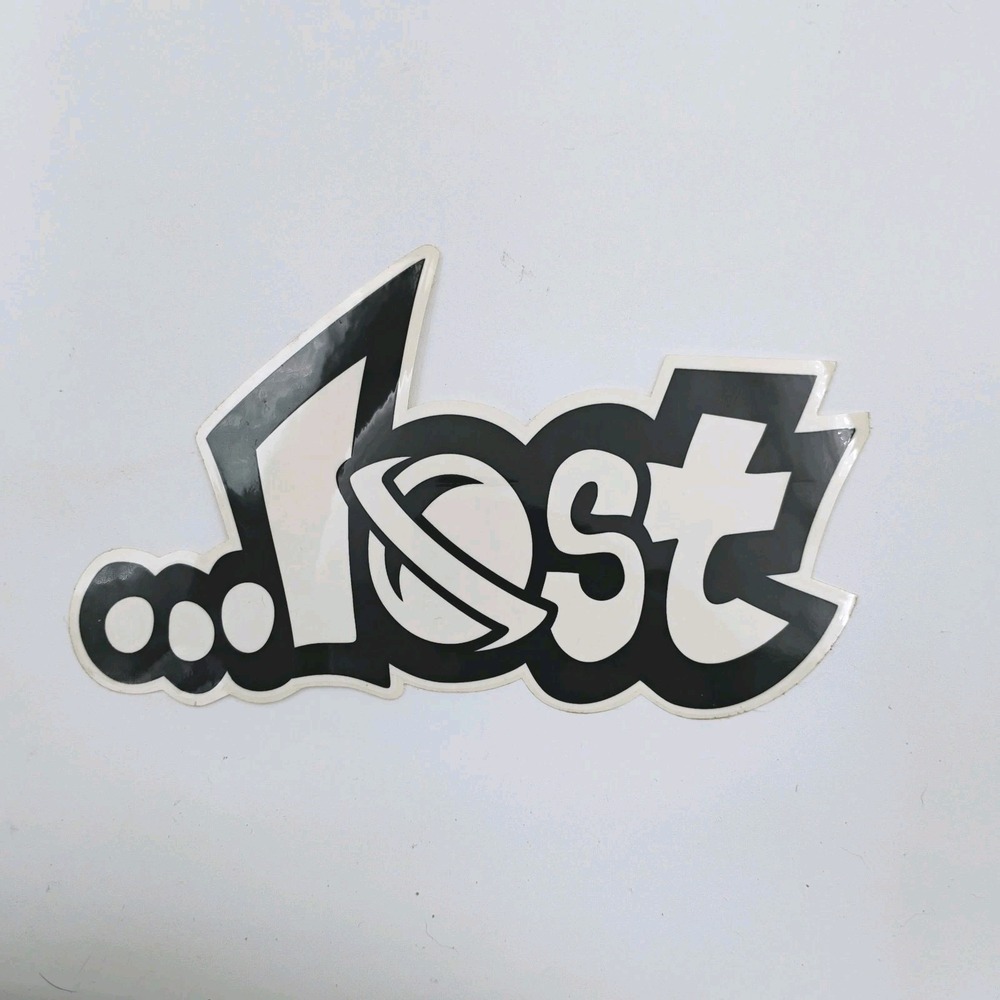 Lost Enterprises Surfboards Logo Sticker VTG 1990's Surfing Skate Skateboarding